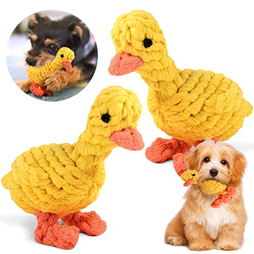 Sunshine smile Kauspielzeug für Welpen, Haustier Kauspielzeug, aus Langlebiger Geflochtener Baumwolle Giraffe für Kleine Hunde Zahnreinigung von Sunshine smile