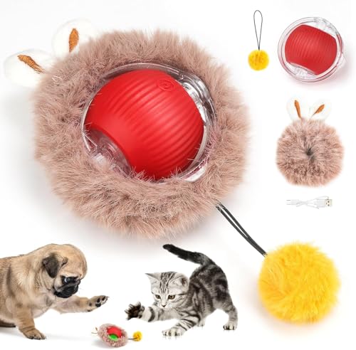 Interaktive Katzenspielzeuge,Kugel für Indoor-Katzen,Agilen beweglichen Katzenkugel,Rolling Smart Ball für Katzen,Interactive Hunting Cat Toy,Automatische Spielzeuge für Katzen und Kätzchen Interaktive Katzenspielzeuge,Kugel für Indoor-Katzen,Agilen beweglichen Katzenkugel,Rolling Smart Ball für Katzen,Interactive Hunting Cat Toy,Automatische Spielzeuge für Katzen und Kätzchen von Sunshine smile