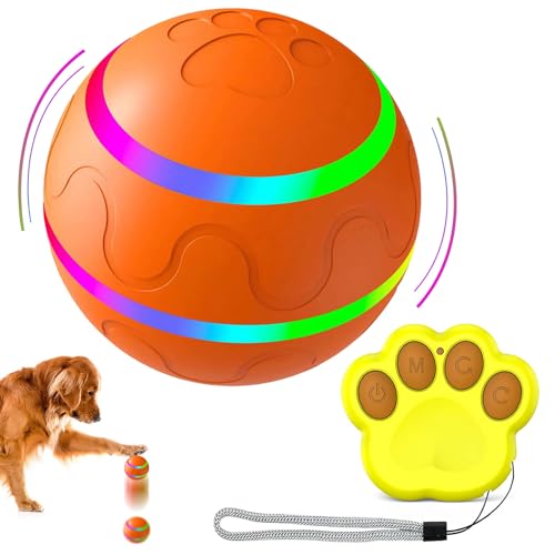 Interaktives Hundespielzeug Ball,Selbstrollender Ball Hund,Wicked Ball Hund,Intelligente Hundespielzeug Ball,Automatisches Schlagendes Hundespielzeug von Sunshine smile