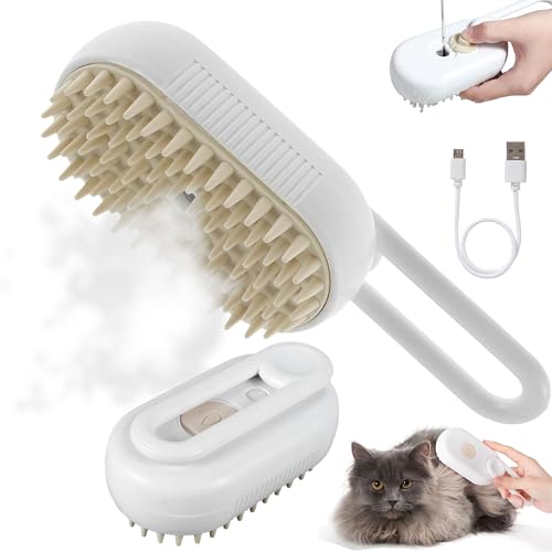 Katzenbürste mit Dampf,Steamy Cat Brush,Selbstreinigender Sprühkamm,Steamy Pet Brush Dog Cat,Katzen Hund Haustier Spray Kamm,Wasser DampfbüRste Katzenkamm,Dampfbürste für Katze und Hund Katzenbürste mit Dampf,Steamy Cat Brush,Selbstreinigender Sprühkamm,Steamy Pet Brush Dog Cat,Katzen Hund Haustier Spray Kamm,Wasser DampfbüRste Katzenkamm,Dampfbürste für Katze und Hund von Sunshine smile