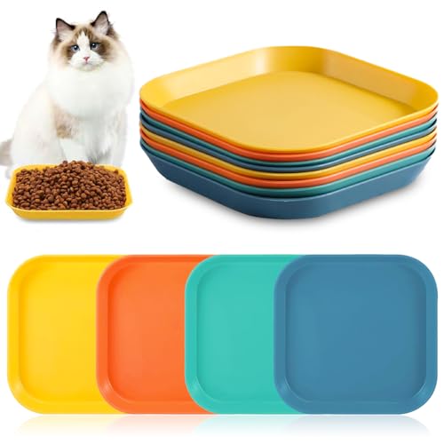 8 Stück Katzennapf Flach,Katzenschüssel,Fressnapf Katze Futternapf,Runden Katzenteller,Fressnapf Katze,Bunt Katzenfutter Napfset,Cat Plate für Kätzchen und kurzbeinige Katzen 8 Stück Katzennapf Flach,Katzenschüssel,Fressnapf Katze Futternapf,Runden Katzenteller,Fressnapf Katze,Bunt Katzenfutter Napfset,Cat Plate für Kätzchen und kurzbeinige Katzen von Sunshine smile