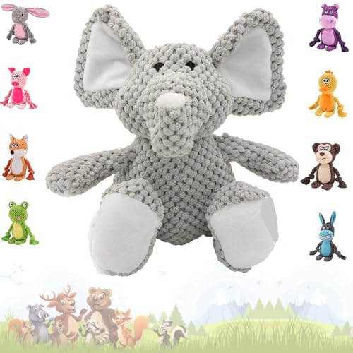 Hundespielzeug,Hund Quietschspielzeug mit Knitterpapier, Plüschtier Hund Plüsch Kauspielzeug,Intelligenzspielzeug für Hunde,Hundespielzeug Kleine Hunde,Quietschendes Hundespielzeug(Grauer Elefant) Hundespielzeug,Hund Quietschspielzeug mit Knitterpapier, Plüschtier Hund Plüsch Kauspielzeug,Intelligenzspielzeug für Hunde,Hundespielzeug Kleine Hunde,Quietschendes Hundespielzeug(Grauer Elefant) von Sunshine smile