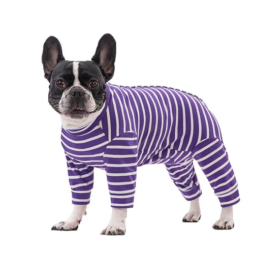 SunshineFace Hunde-Genesungsanzug, Vollständige Abdeckung Hunde Bodysuit, Langarm Hund Chirurgie Erholung Anzug Hund Onesie Chirurgie Bauchwunde Kleidung für Hunde Katzen von SunshineFace