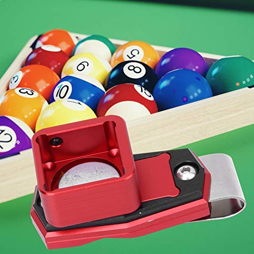 SunshineFace Mini-Kreidekoffer, magnetisch, mit festem Clip, für Pool, Snooker, Sportzubehör, Violett von SunshineFace