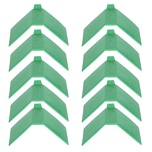 SunshineFace Taubenständer 10 Stück Kunststoff Kleine Grüne Anti-Rutsch-Design Taubenständer Taubenstangen Schlafrahmen Vogel Supp von SunshineFace