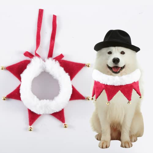 Weihnachtshundehalsband,30x11cm Weihnachten Katze Halsband mit Glöckchen,Haustier Bandana Schal Halstuch Bekleidungs Zubehör,Verstellbar Weihnachtskostüm Welpen,Kätzchen Halsband Glocken Deko Geschenk Weihnachtshundehalsband,30x11cm Weihnachten Katze Halsband mit Glöckchen,Haustier Bandana Schal Halstuch Bekleidungs Zubehör,Verstellbar Weihnachtskostüm Welpen,Kätzchen Halsband Glocken Deko Geschenk von Sunwuun