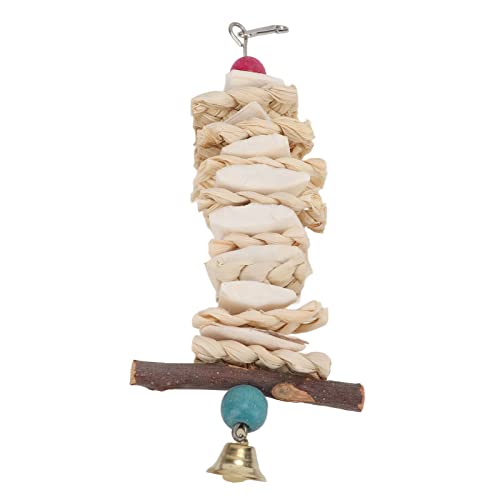 Sunydog Cuttlebone Toys Bird Cuttlebone Spielzeug Kauen Spielzeug Bell African Grau Greadgie Kletterer (25 cm) von Sunydog