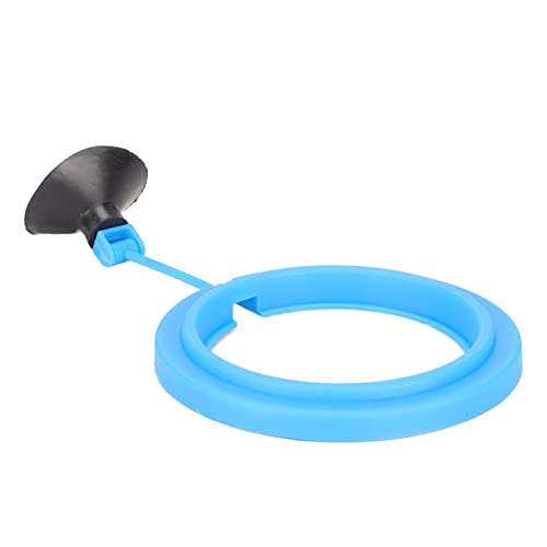 Sunydog Plastikfischtank Schwimmender Lebensmittelkreis Starker Saugnapfbecher Feeding Flockennahrungsmittel (Blau) von Sunydog