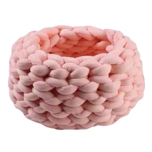 Suoumwa All-Saison-DIY-Handgewebte Dicke Garn-Haustierbett für Katzen und Hunde, Abnehmbare und Waschbare Baumwollbett Suoumwa All-Saison-DIY-Handgewebte Dicke Garn-Haustierbett für Katzen und Hunde, Abnehmbare und Waschbare Baumwollbett von Suoumwa