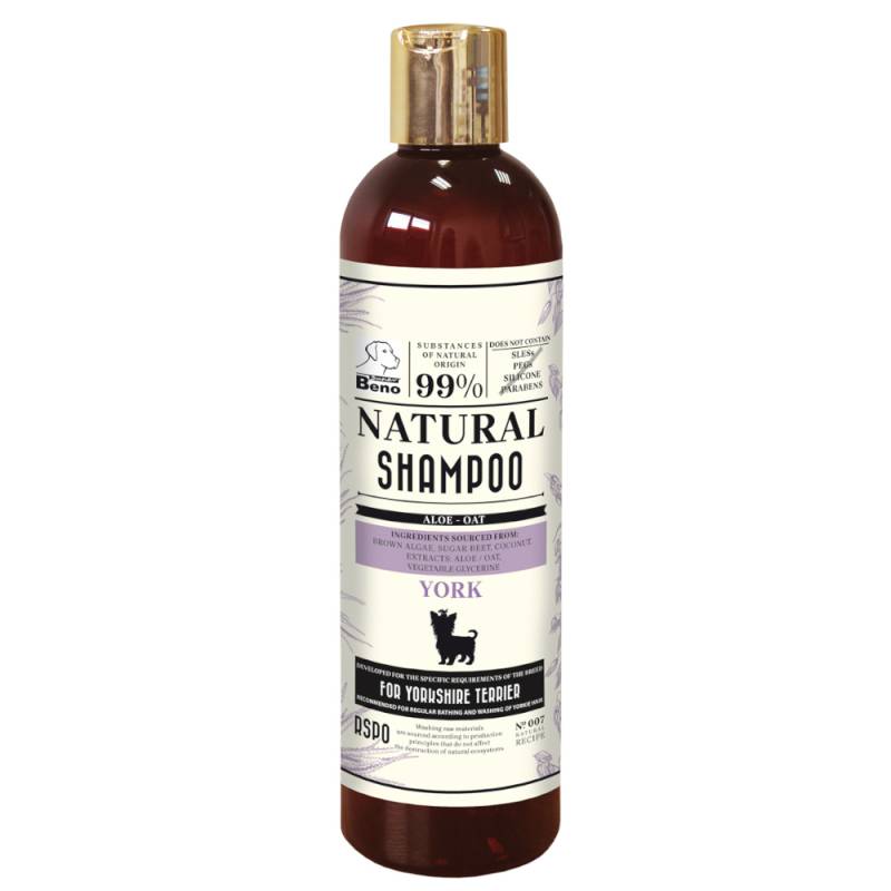 Super Beno Natürliches Shampoo für Yorkshire Terrier - Sparpaket: 2 x 300 ml von Super Beno