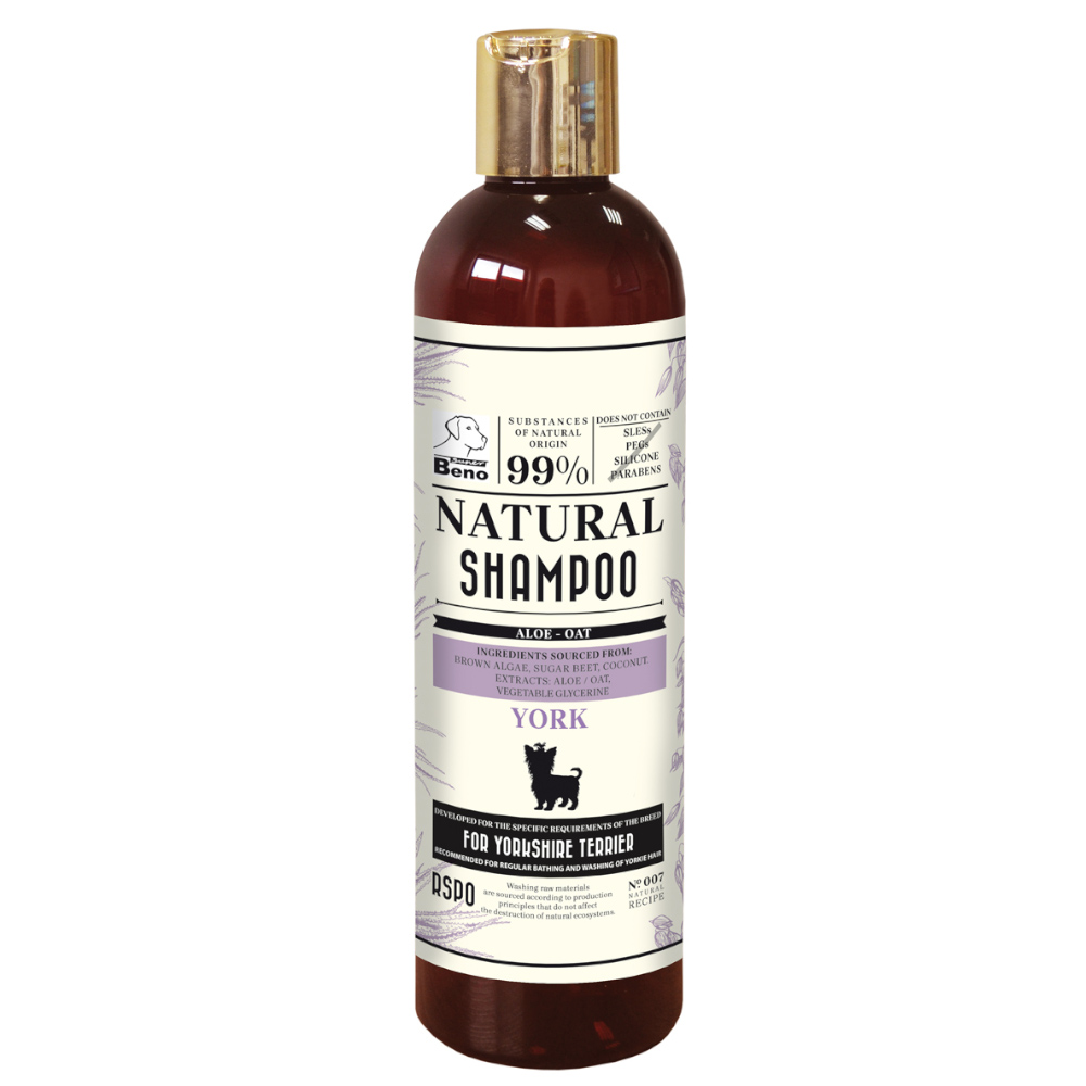 Super Beno Natürliches Shampoo für Yorkshire Terrier - 300 ml Super Beno Natürliches Shampoo für Yorkshire Terrier - 300 ml von Super Beno