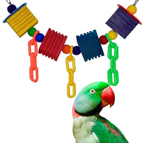 Super Bird Creations SB1141 Groovy Chains Vogelspielzeug, Größe L/XL, 20 x 3,5 cm von Super Bird Creations