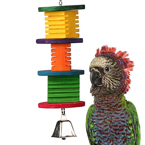 Super Bird Creations SB51122 Vogelspielzeug Disco Fever, mittlere Vogelgröße, 36,8 x 10,2 x 10,2 cm von Super Bird Creations