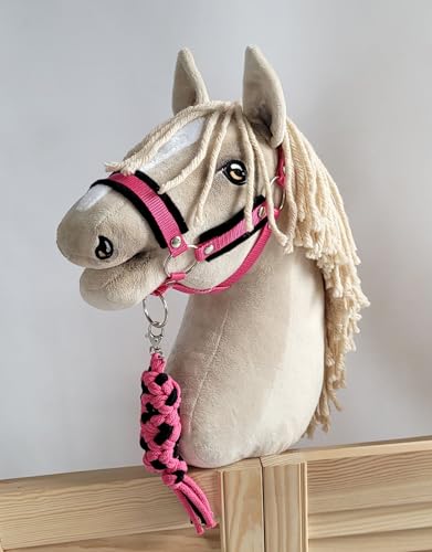 Seilhalteleine für Hobbypferd. Set ohne Pferd -schwarz-dunkelrosa. Hobby Horse. Seilhalteleine für Hobbypferd. Set ohne Pferd -schwarz-dunkelrosa. Hobby Horse. von Super Hobby Horse