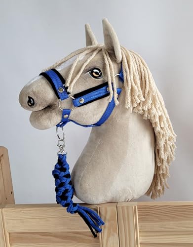 Seilhalteleine für Hobbypferd. Set ohne Pferd -schwarz-blau. Hobby Horse. Seilhalteleine für Hobbypferd. Set ohne Pferd -schwarz-blau. Hobby Horse. von Super Hobby Horse