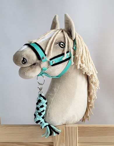 Seilhalteleine für Hobbypferd. Set ohne Pferd. Mint schwarz. Hobby Horse. Seilhalteleine für Hobbypferd. Set ohne Pferd. Mint schwarz. Hobby Horse. von Super Hobby Horse