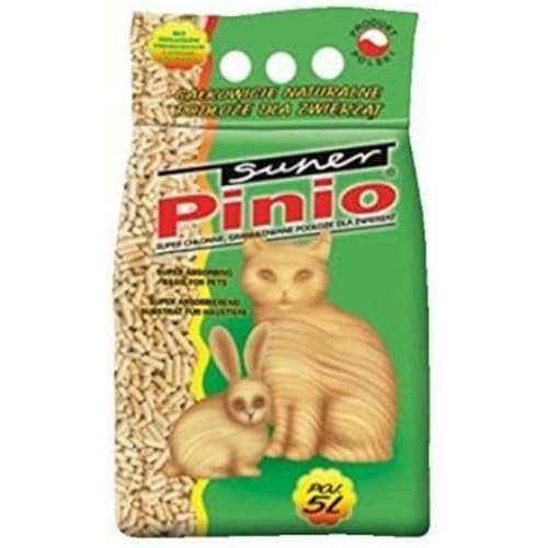 Super Pinio Einstreu, Holz-Pellets, Nicht parfümiert, 5 l Super Pinio Einstreu, Holz-Pellets, Nicht parfümiert, 5 l von Super Pinio
