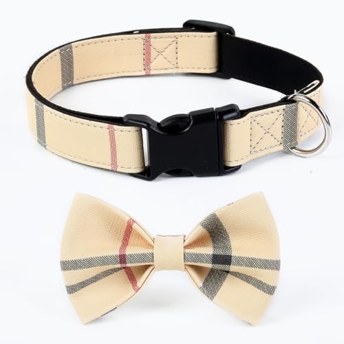 SuperBuddy Hundehalsband, verstellbares Hundehalsband mit Fliege, Haustierhalsband für Hunde, weiche Fliege, Hundehalsbänder für kleine, mittelgroße und große Haustiere SuperBuddy Hundehalsband, verstellbares Hundehalsband mit Fliege, Haustierhalsband für Hunde, weiche Fliege, Hundehalsbänder für kleine, mittelgroße und große Haustiere von SuperBuddy