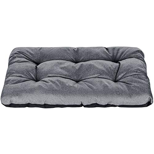 SuperKissen24. Hundebett Hundekissen Hundematratze Tierbett für Kleine, Mittlere und Grosse Hunde - Wasserdicht, Waschbar - Größe L - Schwarz und Grau - Flachs SuperKissen24. Hundebett Hundekissen Hundematratze Tierbett für Kleine, Mittlere und Grosse Hunde - Wasserdicht, Waschbar - Größe L - Schwarz und Grau - Flachs von SuperKissen24.