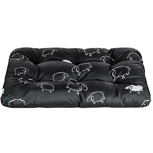 SuperKissen24. Hundebett Hundekissen Hundematratze Tierbett für Kleine, Mittlere und Grosse Hunde - Wasserdicht, Waschbar - Größe L - Schwarz und Grau - Schaf SuperKissen24. Hundebett Hundekissen Hundematratze Tierbett für Kleine, Mittlere und Grosse Hunde - Wasserdicht, Waschbar - Größe L - Schwarz und Grau - Schaf von SuperKissen24.