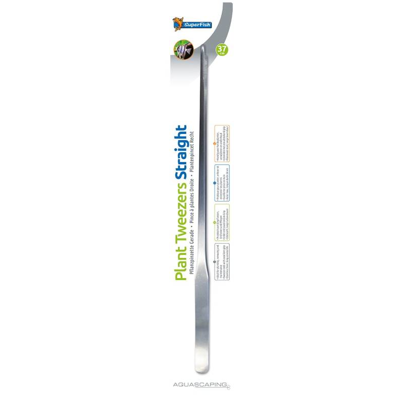 SuperFish Edelstahl Pflanzpinzette gerade 37cm von Superfish
