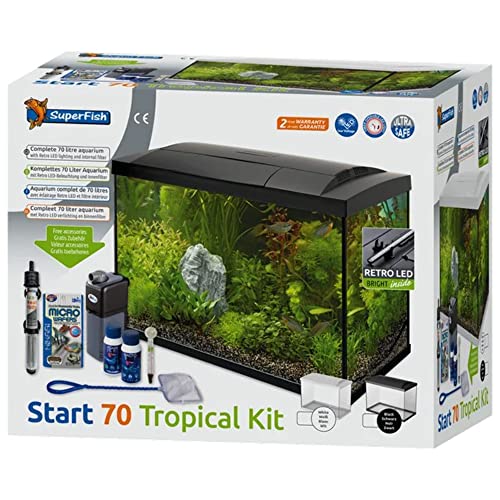 Superfish Start 70 Aquarium, Schwarz von Superfish
