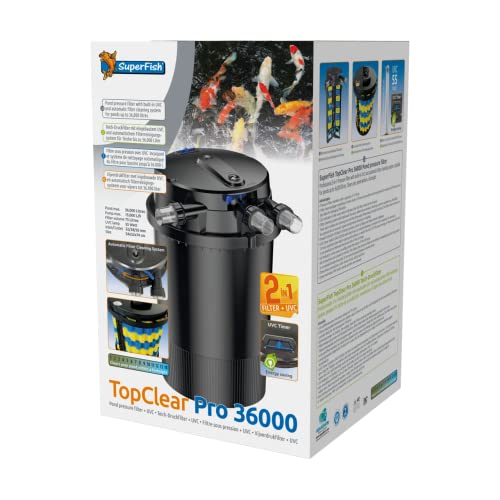 Superfish TopClear Pro 36.000 Druckfilter Teichfilter mit UVC Lampe von Superfish