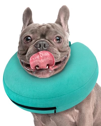 Supet Aufblasbares Hunde-Kegelhalsband für Donut nach Operationen, weiche Hundekegel für kleine, mittelgroße und große Hunde, Haustiere, E-Halsband, Donut-Halsband, Alternative nach Operationen von Supet