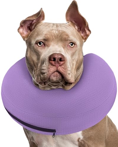 Supet Halskrause Hund, Aufblasbares Halskrause für Hunde und Katzen Alternative Nach der Operation, Einstellbar Bequem Schutzkragen Supet Halskrause Hund, Aufblasbares Halskrause für Hunde und Katzen Alternative Nach der Operation, Einstellbar Bequem Schutzkragen von Supet