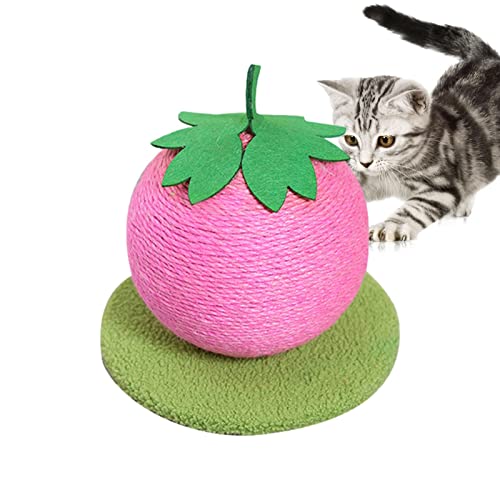 Katzenkratzball - Katzenkratzbaum in Fruchtform | Nature Sisal-Kratzbäume, 10-Zoll-Kratzbaum und Katzenkratzer für Kätzchen und Katzen Suphyee von Suphyee