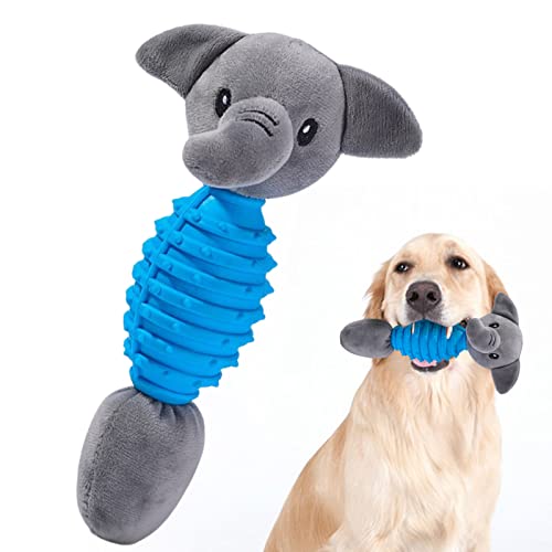 Suphyee Spielzeug zur Bereicherung für Hunde - Interaktives Welpenspielzeug zum Zahnen, Quietschen,Puzzle Interaktives Hundespielzeug, Zahnreinigungsspielzeug in Tierform für kleine, mittelgroße von Suphyee