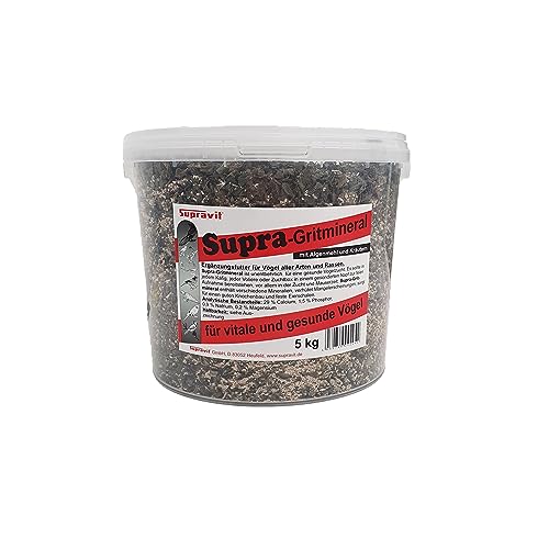Supravit Supra-Gritmineral 5kg – Vogelgrit, Ergänzungsfutter für Vögel Supravit Supra-Gritmineral 5kg – Vogelgrit, Ergänzungsfutter für Vögel von Supravit