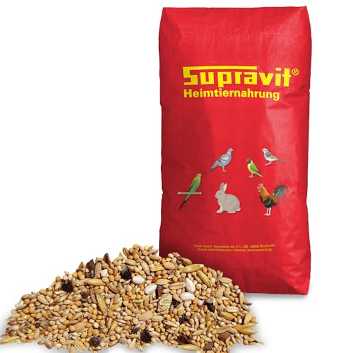 Supravit Agaporniden & Neophemafutter 25kg I abwechslungsreiche Mischung aus gesunden Körnern & Saaten I für die tägliche Fütterung von Sittichen & Papageien… von Supravit