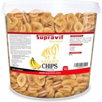 Supravit Bananenchips 2kg Eimer Pferdeleckerli von Supravit