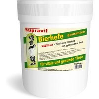 Supravit Bierhefe gemahlen 500g | Ergänzungsfutter für Hunde für glänzendes Fell stärkt den Vitamin B Komplex von Supravit