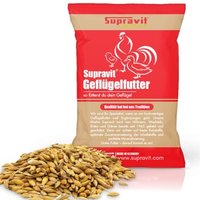 Supravit Braugerste - Ergänzungsfutter für Hühner und Tauben - energiereiches Zusatzfutter liefert wertvolle Kohlenhydrate - leicht verdaulich und gut verträglich 25 kg von Supravit