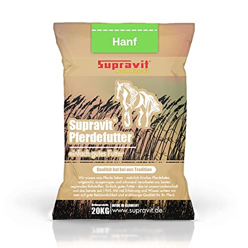 Supravit Hanfsamen 20kg | sehr nährstoffreich | 100% Hanfsaat als Zusatzfutter für Pferde | Futterhanf reich an Vitaminen und Aminosäuren | Hanf aus Deutscher Landwirtschaft Supravit Hanfsamen 20kg | sehr nährstoffreich | 100% Hanfsaat als Zusatzfutter für Pferde | Futterhanf reich an Vitaminen und Aminosäuren | Hanf aus Deutscher Landwirtschaft von Supravit