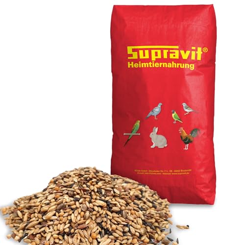 Supravit Kanarienfutter ohne Rübsen 25kg | Vogelfutter für Kanarienvögel Aller Arten | Für Waterslager, Harzkanarien und mehr | Ganzjahres-Futter für Kanarien Vögel Supravit Kanarienfutter ohne Rübsen 25kg | Vogelfutter für Kanarienvögel Aller Arten | Für Waterslager, Harzkanarien und mehr | Ganzjahres-Futter für Kanarien Vögel von Supravit