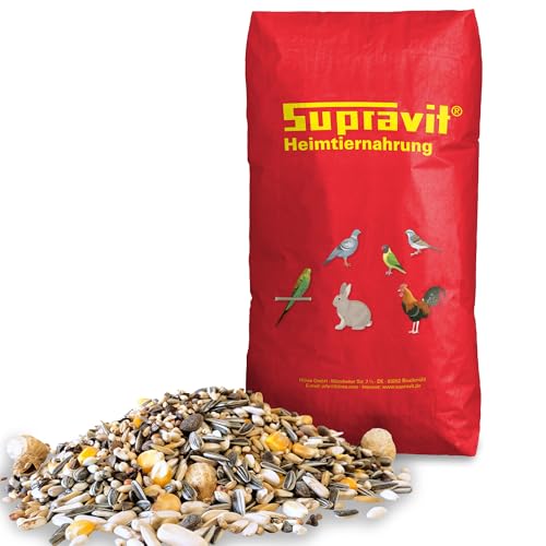 Supravit Papageienfutter 20 kg, Futtermischung für Papageien Aller Arten von Supravit