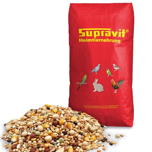 Supravit Super Reise Taubenfutter 25kg für Rassetauben | Futter für Tauben in der Reisezeit | energiereiche Körnermischung für alle Rassen mit Mais, Erbsen und Mehr von Supravit