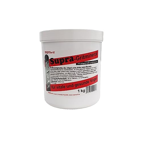 Supravit Supra-Gritmineral 1000g – Vogelgrit, Ergänzungsfutter für Vögel Supravit Supra-Gritmineral 1000g – Vogelgrit, Ergänzungsfutter für Vögel von Supravit