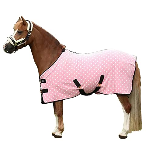 Supreme Products Dotty Fleecedecke für Pferde, 1,8 m (2,8 m) (Pink), Pink, 6´ 9 von Supreme Products