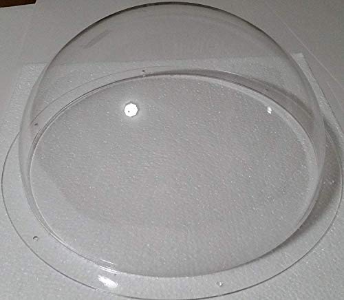 Supreme Tech Acryl-Dome/Kunststoff Hemisphere - Clear - 305mm Durchmesser, 19mm Flansch mit Vorbohrungen von Supreme Tech