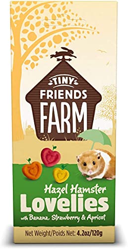 (3 Pack) Supreme Lovelies Banana Strawberry & Apricot Baked Hamster Treat 4.2 oz von Tiny Friends Farm
