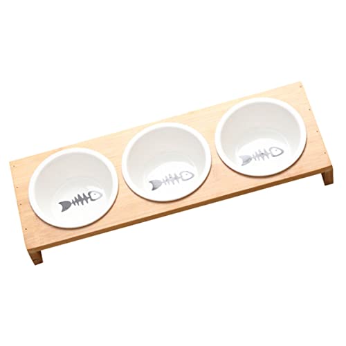 1 Satz Katzennapf tierfutterbehälter pet Feeder Haustierfuttercontainer Behälter für Katzenfutter geneigte Katzennäpfe Heimtierbedarf multifunktionaler Welpennapf Bambus Supvox 1 Satz Katzennapf tierfutterbehälter pet Feeder Haustierfuttercontainer Behälter für Katzenfutter geneigte Katzennäpfe Heimtierbedarf multifunktionaler Welpennapf Bambus Supvox von Supvox