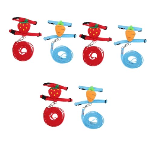 Supvox 6 Sätze Kaninchenleine Hasen- Welpen-kit Hasengeschirr Hamsterleine Hasenzubehör Verstellbare Welpenhalsbänder Für Streu Geschirrset Für Kleine Haustiere Hasenleine Polyester Supvox 6 Sätze Kaninchenleine Hasen- Welpen-kit Hasengeschirr Hamsterleine Hasenzubehör Verstellbare Welpenhalsbänder Für Streu Geschirrset Für Kleine Haustiere Hasenleine Polyester von Supvox