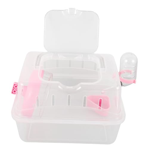 Supvox Transportbox Für Meerschweinchen Tragbar Für Kleintiere Reisekäfig Für Haustiere Für Den Außenbereich Für Hamster Stabile Tragetasche Aus Kunststoff Für Haustiere von Supvox