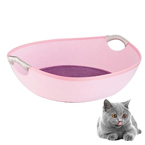 Supvox Katzenfilznest Katzennesthaus Schlafbett Für Katzen Kätzchen Bett Katze Polsterbett Rundes Haustierbett Hundebett Katze Schlafnest Haustiernest Kätzchen Polstern Rosa Supvox Katzenfilznest Katzennesthaus Schlafbett Für Katzen Kätzchen Bett Katze Polsterbett Rundes Haustierbett Hundebett Katze Schlafnest Haustiernest Kätzchen Polstern Rosa von Supvox