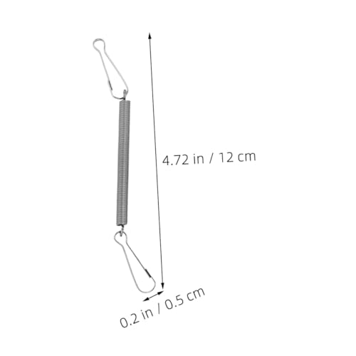 SUPVOX 10 Stück Teiliges Edelstahl federhaken für Kleintierkäfige Vielseitig Einsetzbar zur Befestigung von Trinkflaschen und Futterspendern für Kaninchen Hamster Meerschweinchen und SUPVOX 10 Stück Teiliges Edelstahl federhaken für Kleintierkäfige Vielseitig Einsetzbar zur Befestigung von Trinkflaschen und Futterspendern für Kaninchen Hamster Meerschweinchen und von Supvox