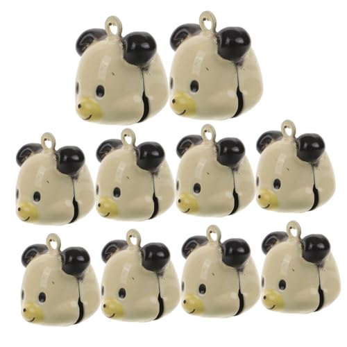 SUPVOX 10 Stück Teiliges Hundeglöckchen aus Langlebigem Leichtes DIY Zubehör für Haustier und Welpenhalsbänder Stabile Verformungsfeste Anhänger zur Individuellen Dekoration und von Supvox